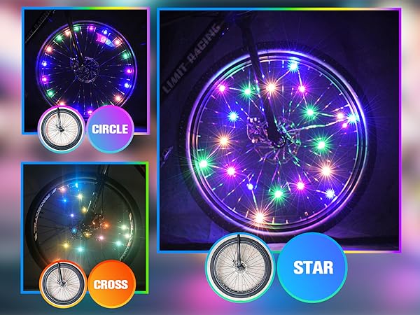 Bicycle wheel lights