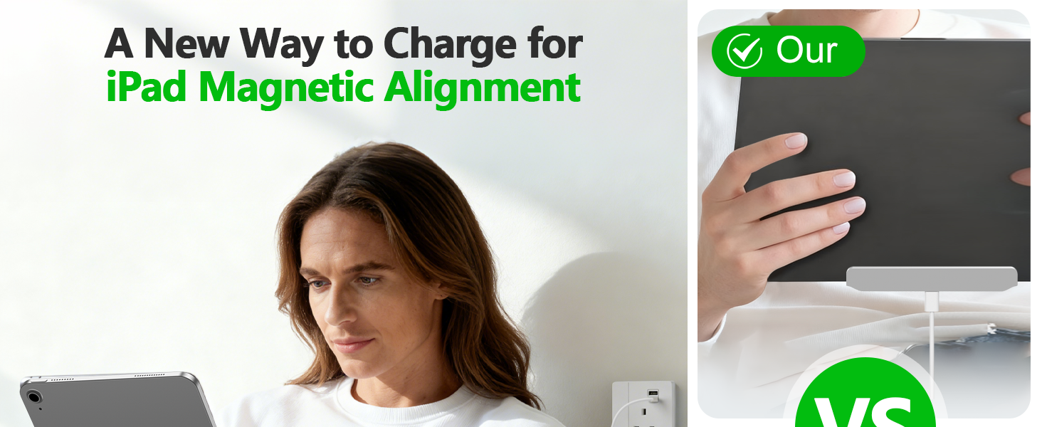 Magnetic Wireless Charger for iPad 10th Generation