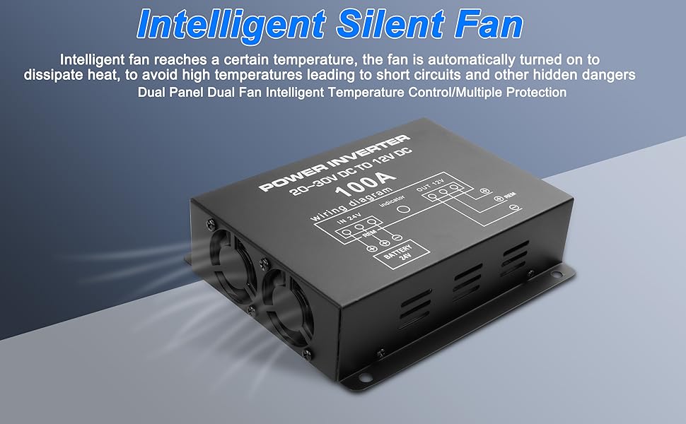 100A 1200W DC Buck Module Adapter