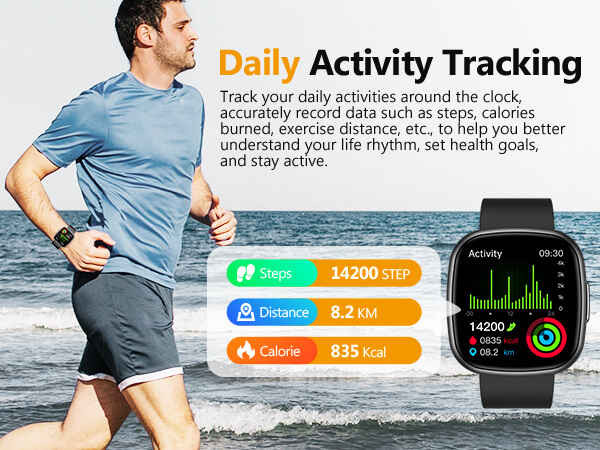 IOS Android smart watches,Smart watch with text and call,Smartwatch with heart rate monitor watch