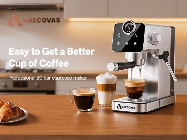 Espresso Coffee Machine 20 Bar for Home Office