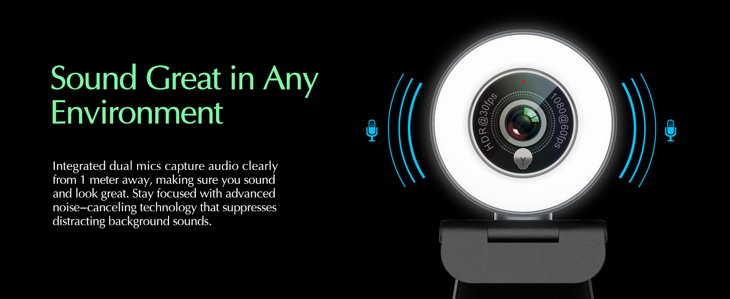 HDR camera webcam computer microphone usb pc laptop gaming hd web desktop cam mac streaming xbox mic