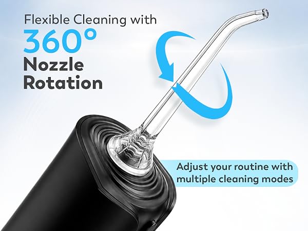 portable dental irrigator rechargeable oral cleaner