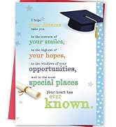 Funny Graduation Card Gifts for Him Her, Unique Congratulations Card for Family Friend, Inspirati...