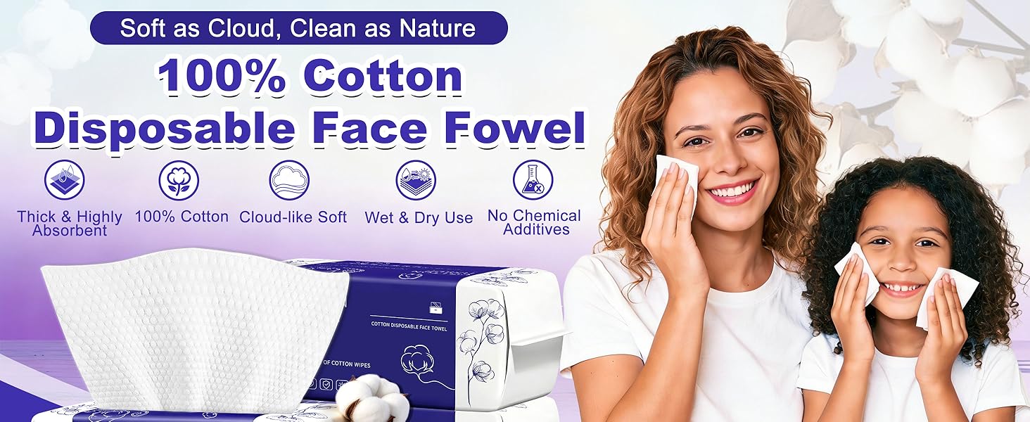 face towels disposable