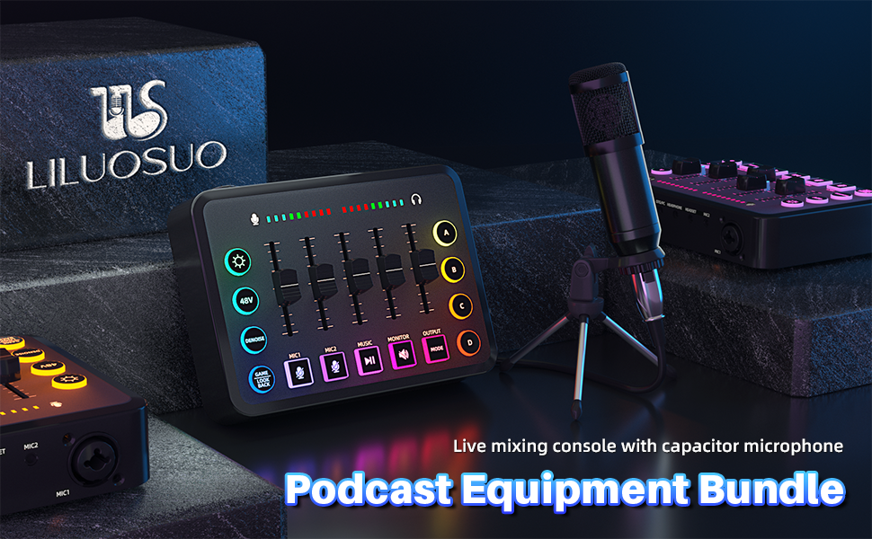Podcast Microphone Bundle