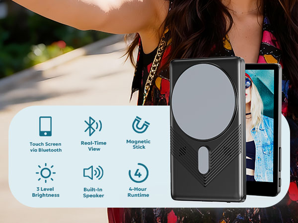 selfie monitor screen