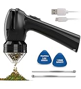 Mamba Lite 1g Black All-Plastic Head Electric Portable Herb Grinder. USB Rechargeable Powered for...
