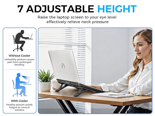 Laptop Cooling Stand laptop fan cooling pad heat dissipation laptop stand with fan deck