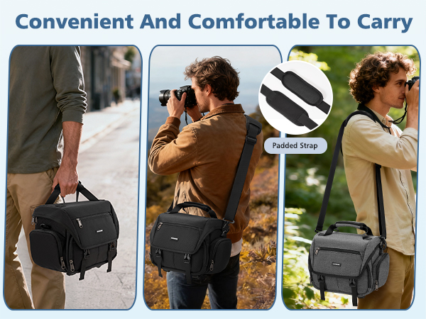 DSLR/SLR/Mirrorless Camera Sling Bag for Photographers