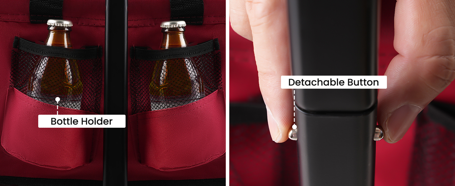 bottle holder,detachable button