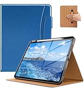 MoKo Case for iPad Air 13-inch (M4) 2026 / (M3) 2025 / (M2) 2024 with Pencil Holder &amp; Hand Strap ...