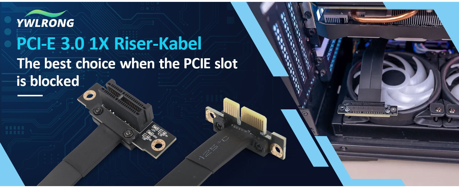 PCI-E 3.0 Riser Cable PCIe Extension Cable