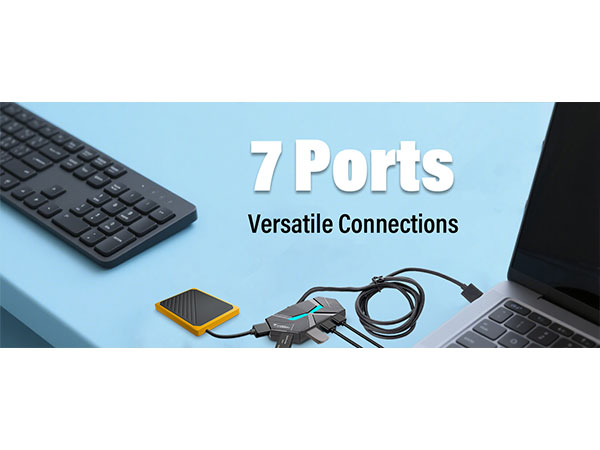 7 Ports USB 3.0 Hub
