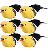 Toddmomy Artificial Birds with Clips - 6Pcs Foam Birds Realistic Bird Fake Birds Decorative Birds...