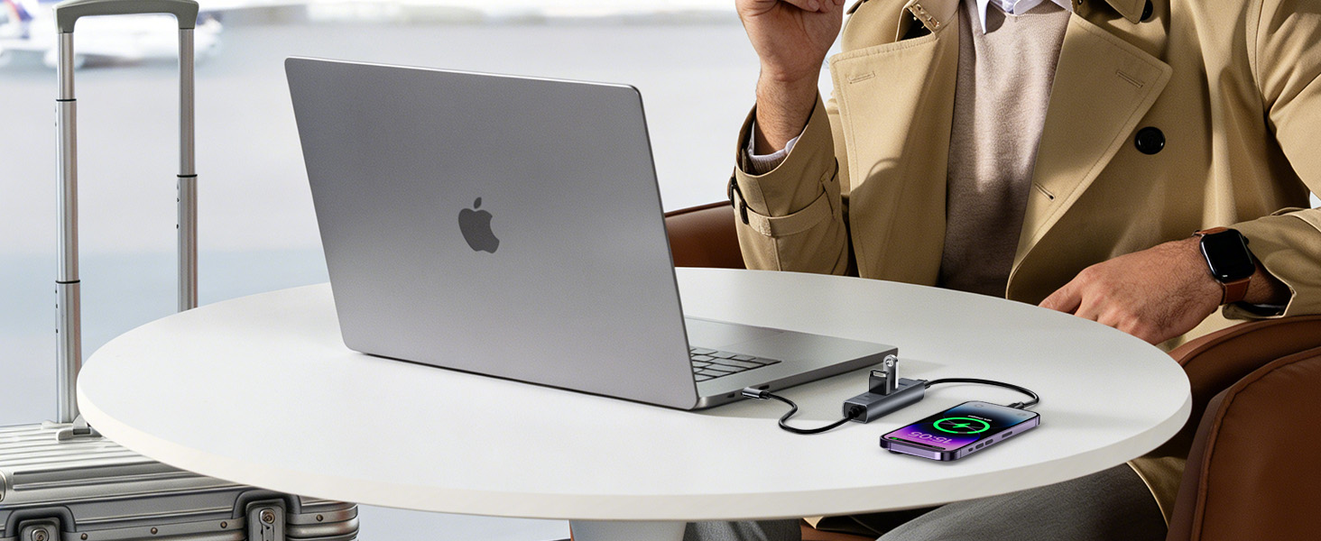 Intpw 9159T Mini Size 5-in-1 USB C Hub