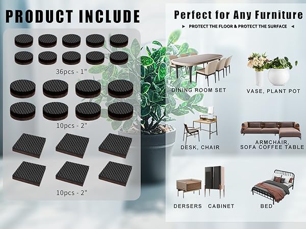 Non Slip Furniture Pads