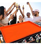 Upgraded Full-Edge 36 Inch Blackstone Grill Cover Reusable and Durable Griddle Mat Heavy Duty Foo...