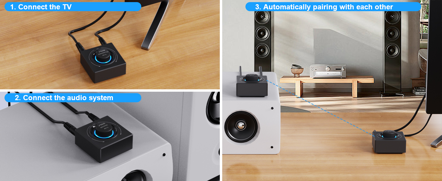 Audio Transmitter Receiver Set