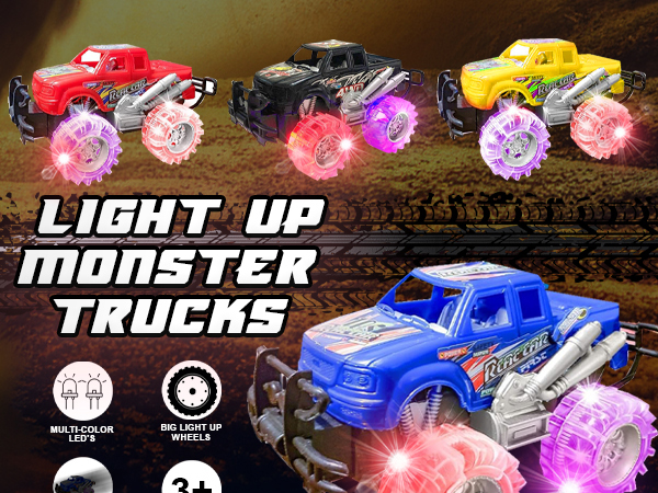 Light Up Monster Trucks