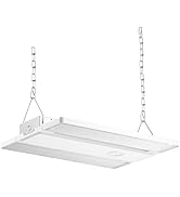 dephen 155W LED Linear High Bay Light - 23256LM LED Shop Light 155W/130W/110W Wattage Adjustable ...