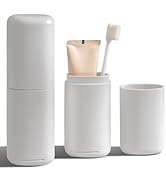 Compact Toothbrush Travel Case,Portable Travel Toothbrush Holder,Tooth Brush and Toothpaste Cover...