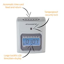 Nile Products, 4500PP, timeclocks, time clocks, employee time clocks