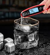 Vuwwey Instant Read Meat Thermometer Digital for Cooking with Dual Probe, Big Backlit &amp; Calibrati...