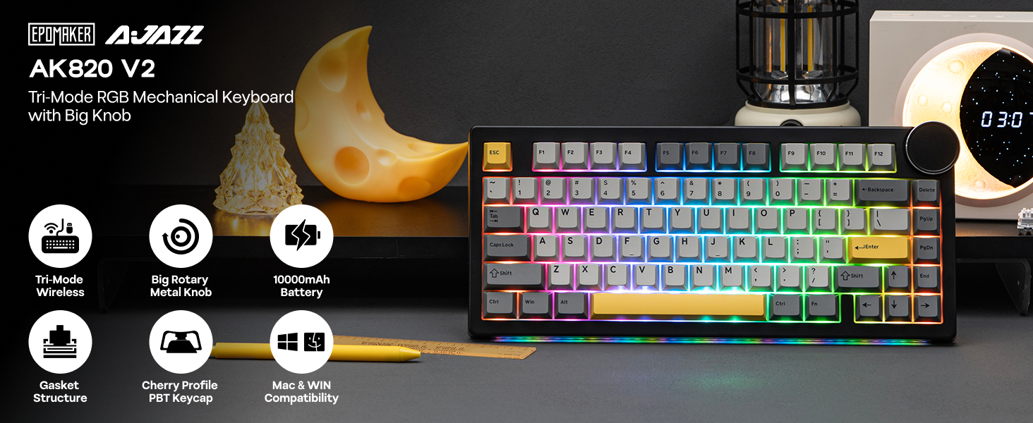 AK820 V2 Wireless Gaming Keyboard