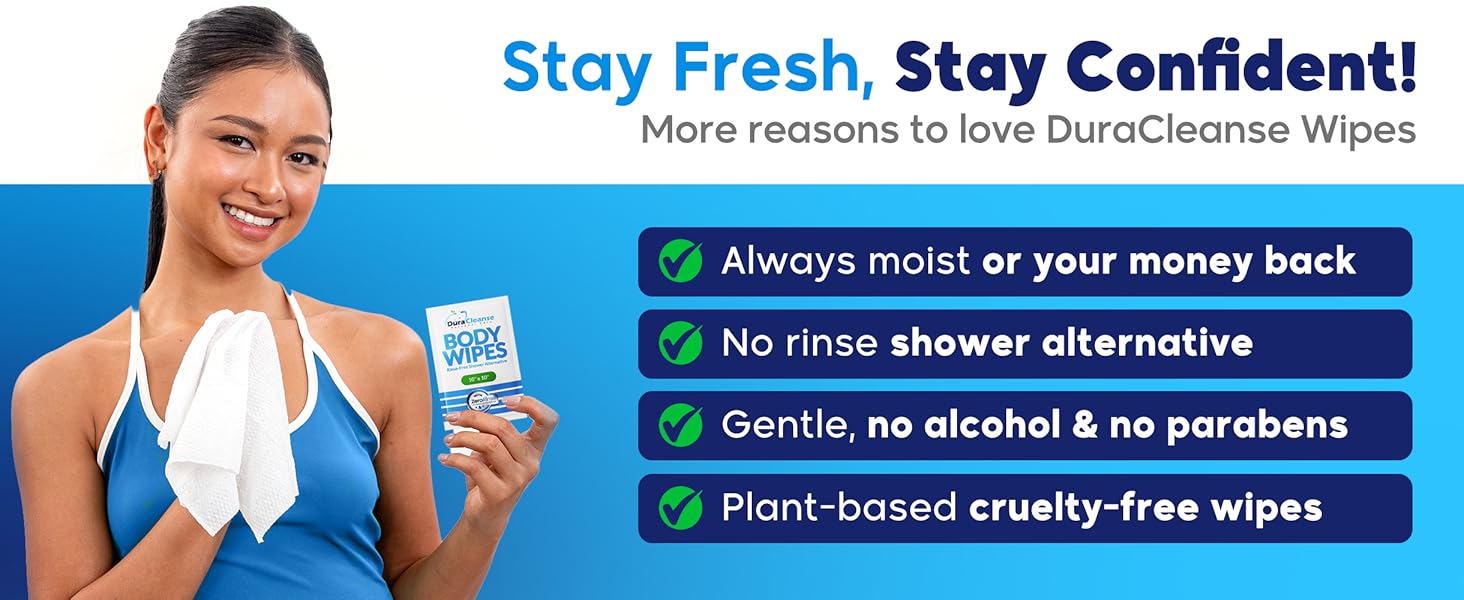 Duracleanse Body Wipes