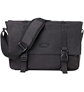 Messenger Bag,Vaschy Water Resistant Slim Crossbody Laptop Shoulder Bag for Men Women Fits 14in L...