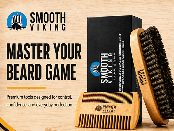 Beard Brush and Comb