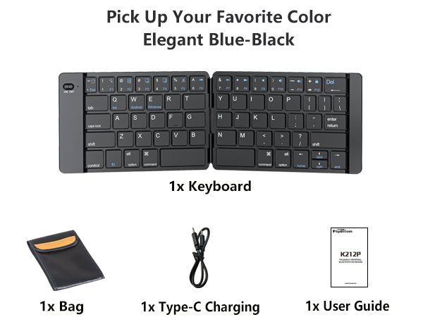 bluetooth folded keyboard