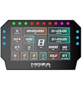 MOZA CM2 HD Racing Dash Sim Racing Dashboard Display with 5" Touchscreen, customizable UI, 10 RGB...