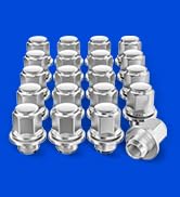 M12x1.5 Lug Nuts, 12x1.5mm Wheel Lug Nuts Compatible with Toyota Avalon Camry Highlander Prius Si...