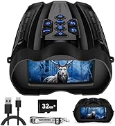 WISHBETY Night Vision Goggles,4K Night Vision Binoculars for Adult with 3.5" HD Screen,32GB TF Ca...