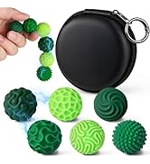 LovesTown 6PCS Silicone Magnetic Fidget Balls, Stress Balls for Adults Teens Quiet Fidget Toys wi...