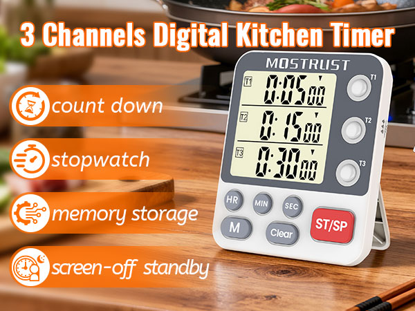 dual kitchen timer