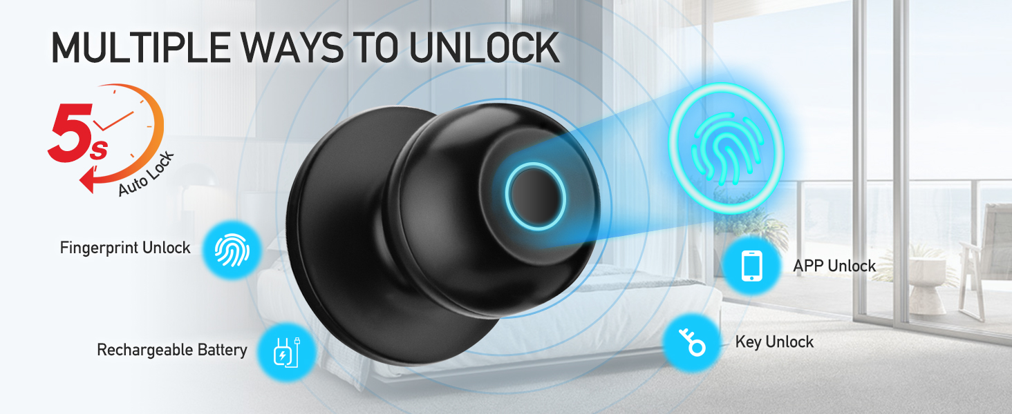fingerprint door knob