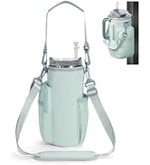 sportsnew Magnetic Gym Bag for Women Men, Water Bottle Carrier Holder with Strap &amp; Phone Pockets ...
