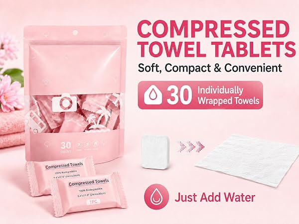 COMPRESSED TOWEL TABLETS