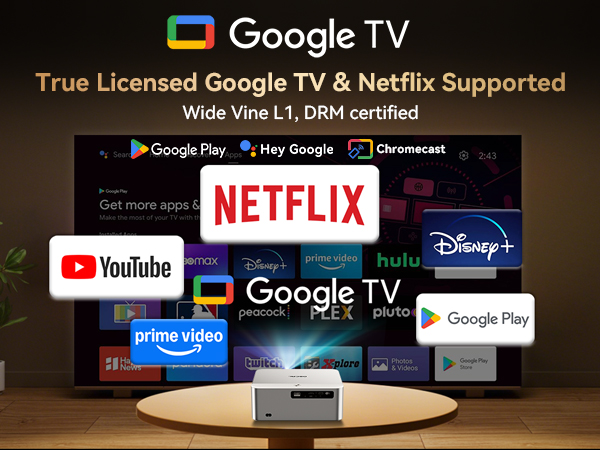 Projector, projector with wifi and bluetooth, 4k projector, movie projector, projector for bedroom