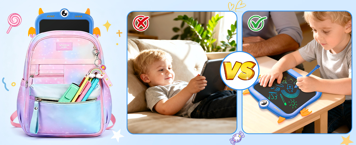 Collection of product lifestyle photos featuring a pink and white bunny-themed toilet training potty with accompanying mobile app interface screenshots.