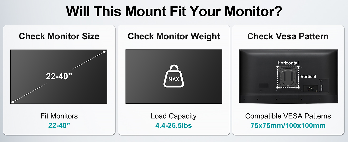 single monitor mount