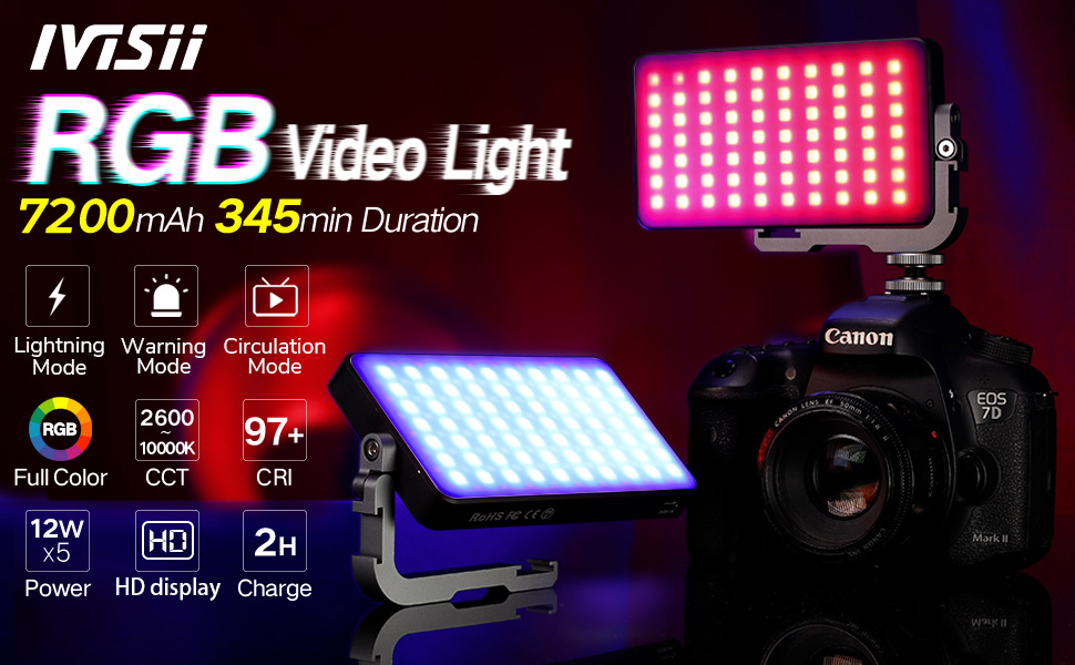 rgb video light