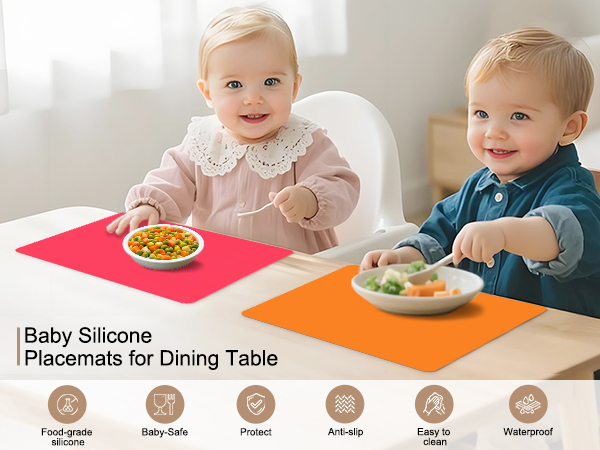 Silicone Placemats for Dining Table