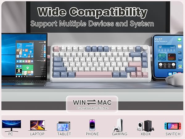 L75 keyboard support multiple devices and system
