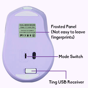 Wireless Gradient Color Bluetooth Mouse,