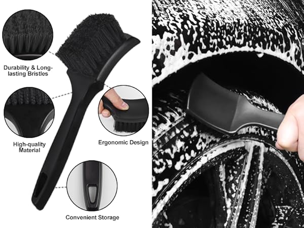 tire brush for car detailing detailing brush set automotive tools car cleaning kit