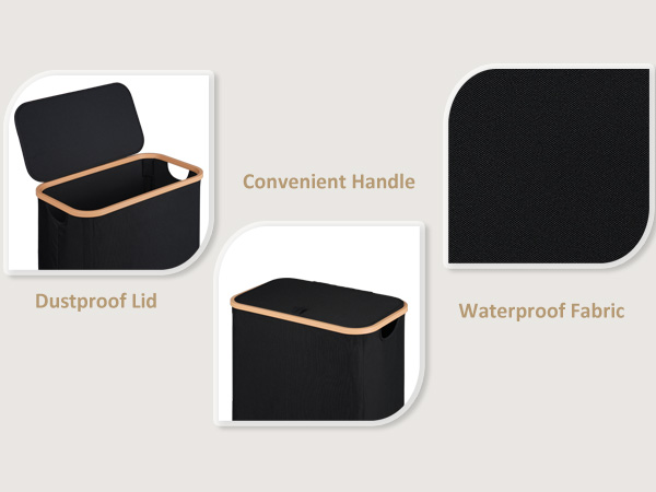 laundry basket with lid